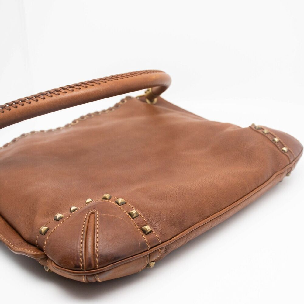 Michael Kors Collection Fringe Tassel Western Leather Hobo Bag MADE IN ITALY - Picture 3 of 10